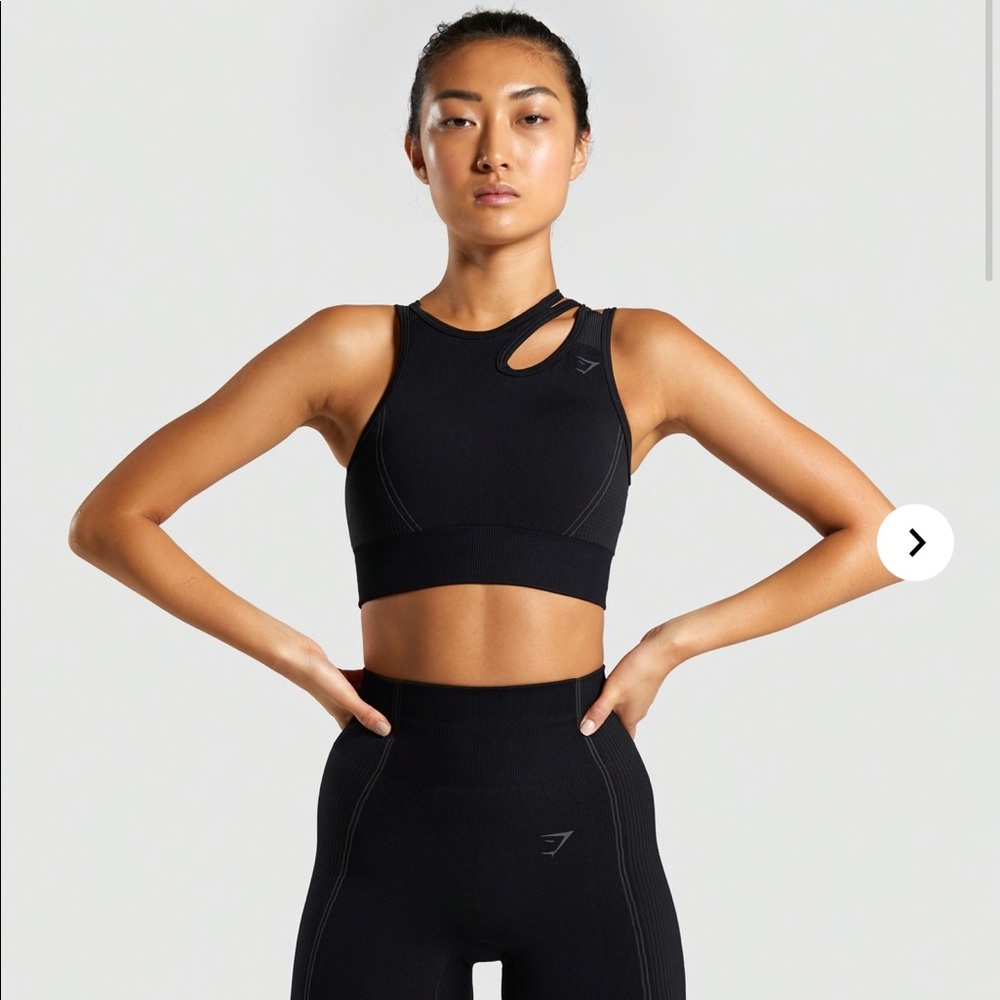 Gymshark Ultra Seamless Sports Bra - Black
